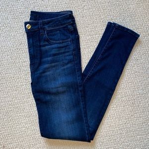 Dark Wash High Rise Super Stretch Jegging X-LONG